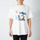 ONGRのトロピカルあざらし スタンダードTシャツ