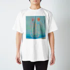 Wall Art ProjectのWAF Tシャツ　大小島真木 ver.2 Regular Fit T-Shirt