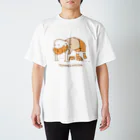 Matthew&Wiffのトンネルビジョン_オレンジ Regular Fit T-Shirt