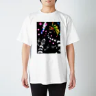 jangle juggler jaguarのストライプとレインボウ Regular Fit T-Shirt