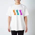 NIKORASU GOのうさぎ/ウサギ　アウトドア　かわいい　子ども　ベビー　ギフト　パンク　ロック　アナーキー　ポップ　アバンギャルド Regular Fit T-Shirt
