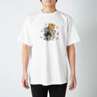 にこねこ【保護猫の保育園】のドレミファソラシドTシャツ Regular Fit T-Shirt