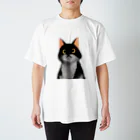 ともる@複業イラストレーター目指してますの三日月目の子猫 Regular Fit T-Shirt