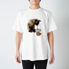 UETANBOのシャム猫のカフェタイム スタンダードTシャツ