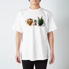 HIROMITSU-MASKの龍虎　Dragon and Tiger スタンダードTシャツ