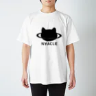 猫の惑星　にゃーくるのにゃーくるシンプルロゴTシャツ スタンダードTシャツ
