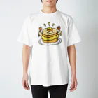 ふしぎないきものHenTipueの#31 PAN CAKE スタンダードTシャツ