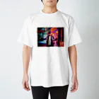 HAKO NO KIMAGUREの平日マスクグラフィック-ネオン- Regular Fit T-Shirt