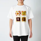 FAKE FOOD HATANAKAの４種類のトッピングトースト Regular Fit T-Shirt