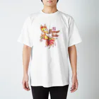 ❀花狐庵❀-HanaKoAn-の❀花狐庵❀ "FlowerFox❀" Regular Fit T-Shirt