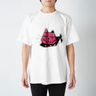 魚好きあつまれ！#かまととちゃん　#かまぼこママの猫好きさん集まれ　No.1 スタンダードTシャツ