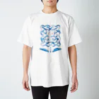 モケモケのクリアお花くま Regular Fit T-Shirt