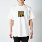 ちゃとらま　CHA10ramaのチャトラマとカエル女　　CHA1000rama Regular Fit T-Shirt