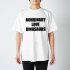 new syrupのNONBINARY LOVE DINOSAURS スタンダードTシャツ