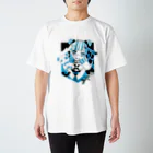 Mavie　マヴィの可愛いが正義ちゃん（水色） Regular Fit T-Shirt