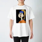 絵心ないOLの部屋着の真珠の耳飾りの少女 Regular Fit T-Shirt