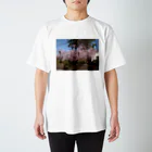 まち子宗形の桜の木 Regular Fit T-Shirt