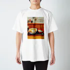 つちけんさんさんのカツ丼 Regular Fit T-Shirt