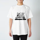 白黒迷彩の３連チャリンコ Regular Fit T-Shirt