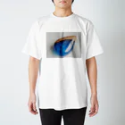 m32 designの青色ウッドレジン Regular Fit T-Shirt