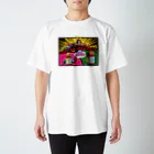 超伝合体ゴッドヒコザ公式ショップのコミック風ゴッドヒコザ２ Regular Fit T-Shirt