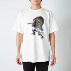 和もの雑貨 玉兎の百鬼夜行絵巻 磬子の付喪神【絵巻物・妖怪・かわいい】 Regular Fit T-Shirt