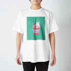 ウサトリエのうさぎcafeーいちごー Regular Fit T-Shirt