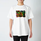 山本浩生美術商店の美術家・山本浩生　公式アイテム！！　抽象画２ スタンダードTシャツ