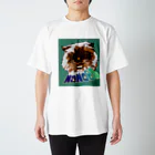 BFCisのBLACK FACE CAT is super  Regular Fit T-Shirt