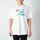 sakumamedaifukuのリボンとジガー スタンダードTシャツ