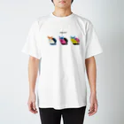 美影〜MIKAGE〜の愛猫 3連美影Tシャツ スタンダードTシャツ
