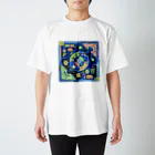 泉はるか　WEB SHOPのHappiness pattern blue Regular Fit T-Shirt