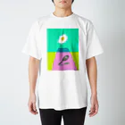 コウイカの遠い目のSUNNY SIDE UP Regular Fit T-Shirt