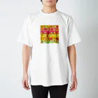 ぴょろりんちょ🐤のキテレツねこ　ボーダータイポ Regular Fit T-Shirt