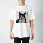 【CPPAS】Custom Pet Portrait Art Studioのとても愛らしいブリティッシュロングヘアの子猫 Regular Fit T-Shirt