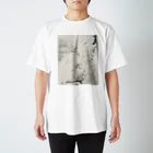 うめみやの冬眠部屋の狼の遠吠え Regular Fit T-Shirt