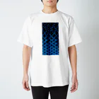 bonnylochの麻の葉_Blue スタンダードTシャツ