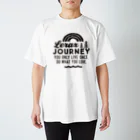 LERAXのLERAX JOURNEY T BLACK Regular Fit T-Shirt