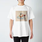 食パンのスマホが落下 Regular Fit T-Shirt