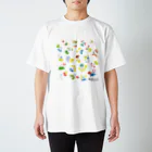 オカヤイヅミの【果物と文人】22人いる スタンダードTシャツ