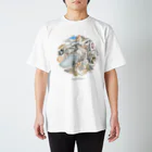 どうぶついっぱい　ふじいまさゆきの軟骨魚類いっぱい001 Regular Fit T-Shirt