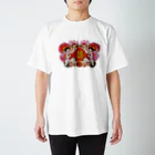 中華呪術堂（チャイナマジックホール）の【表プリント】豪華絢爛！双喜紋  Regular Fit T-Shirt