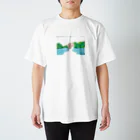 MH goods shopのcalmly time Regular Fit T-Shirt