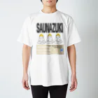 サウナハマって幸せのSAUNA好きな三人衆　〜ポスター風〜 Regular Fit T-Shirt