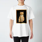 Public Domain GraphicのSitting Cat (1918)  スタンダードTシャツ