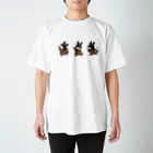sterilesoilの黒メンコちゃん Regular Fit T-Shirt