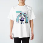 マゾヒスティック ミク バンド(マゾミク)のボーカルの人 白バック Regular Fit T-Shirt