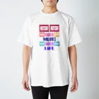 ＯＫダイレクト　powered by SUZURIのGOOD MUSIC GOOD LIFE スタンダードTシャツ