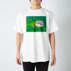 せど はるなのSUZURI shopのハリネズミ Regular Fit T-Shirt