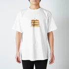【シマエナガグッズ】ちくわファクトリーのパンケーキシマエナガ Regular Fit T-Shirt